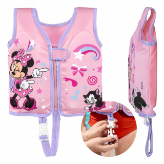 Plavecká vesta Bestway Minnie Mouse Veľkosť S/M Ružová
